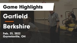 Garfield  vs Berkshire Game Highlights - Feb. 23, 2022
