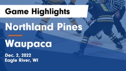 Northland Pines  vs Waupaca  Game Highlights - Dec. 2, 2022