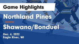 Northland Pines  vs Shawano/Bonduel Game Highlights - Dec. 6, 2022