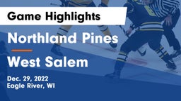 Northland Pines  vs West Salem  Game Highlights - Dec. 29, 2022