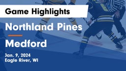 Northland Pines  vs Medford  Game Highlights - Jan. 9, 2024