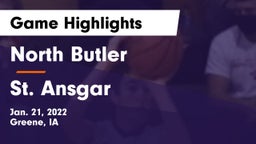 North Butler  vs St. Ansgar  Game Highlights - Jan. 21, 2022