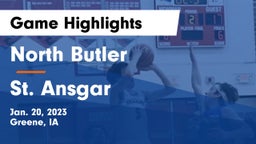 North Butler  vs St. Ansgar  Game Highlights - Jan. 20, 2023