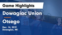 Dowagiac Union vs Otsego  Game Highlights - Dec. 14, 2019