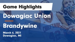Dowagiac Union vs Brandywine  Game Highlights - March 6, 2021