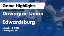 Dowagiac Union vs Edwardsburg  Game Highlights - March 10, 2023