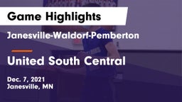 Janesville-Waldorf-Pemberton  vs United South Central  Game Highlights - Dec. 7, 2021