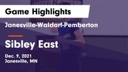 Janesville-Waldorf-Pemberton  vs Sibley East  Game Highlights - Dec. 9, 2021