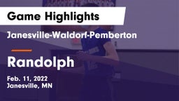 Janesville-Waldorf-Pemberton  vs Randolph  Game Highlights - Feb. 11, 2022