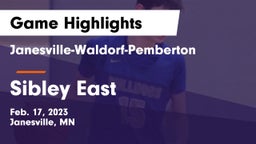 Janesville-Waldorf-Pemberton  vs Sibley East  Game Highlights - Feb. 17, 2023