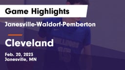 Janesville-Waldorf-Pemberton  vs Cleveland  Game Highlights - Feb. 20, 2023