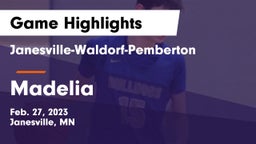 Janesville-Waldorf-Pemberton  vs Madelia  Game Highlights - Feb. 27, 2023