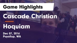 Cascade Christian  vs Hoquiam  Game Highlights - Dec 07, 2016