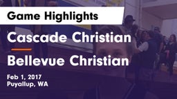 Cascade Christian  vs Bellevue Christian  Game Highlights - Feb 1, 2017