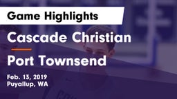 Cascade Christian  vs Port Townsend  Game Highlights - Feb. 13, 2019