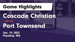 Cascade Christian  vs Port Townsend  Game Highlights - Jan. 19, 2023