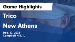 Trico  vs New Athens  Game Highlights - Dec. 12, 2023