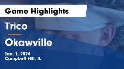 Trico  vs Okawville  Game Highlights - Jan. 1, 2024