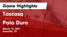 Tascosa  vs Palo Duro  Game Highlights - March 15, 2021