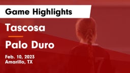 Tascosa  vs Palo Duro  Game Highlights - Feb. 10, 2023