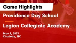 Providence Day School vs Legion Collegiate Academy Game Highlights - May 2, 2023