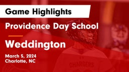 Providence Day School vs Weddington  Game Highlights - March 5, 2024