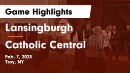 Lansingburgh  vs Catholic Central  Game Highlights - Feb. 7, 2023