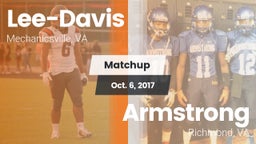 Matchup: Lee-Davis High vs. Armstrong  2017