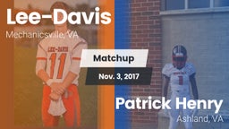 Matchup: Lee-Davis High vs. Patrick Henry  2017