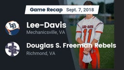 Recap: Lee-Davis  vs. Douglas S. Freeman Rebels 2018