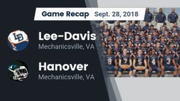 Recap: Lee-Davis  vs. Hanover  2018