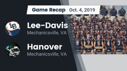 Recap: Lee-Davis  vs. Hanover  2019