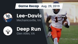 Recap: Lee-Davis  vs. Deep Run  2019