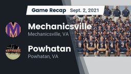 Recap: Mechanicsville  vs. Powhatan  2021