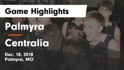 Palmyra  vs Centralia  Game Highlights - Dec. 18, 2018