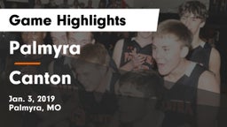 Palmyra  vs Canton  Game Highlights - Jan. 3, 2019