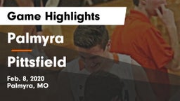 Palmyra  vs Pittsfield  Game Highlights - Feb. 8, 2020