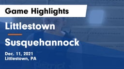 Littlestown  vs Susquehannock  Game Highlights - Dec. 11, 2021