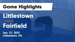 Littlestown  vs Fairfield  Game Highlights - Jan. 21, 2022