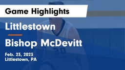 Littlestown  vs Bishop McDevitt  Game Highlights - Feb. 23, 2023