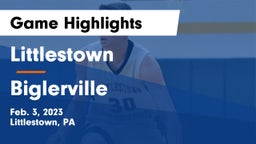 Littlestown  vs Biglerville  Game Highlights - Feb. 3, 2023