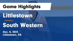 Littlestown  vs South Western  Game Highlights - Dec. 8, 2023