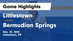 Littlestown  vs Bermudian Springs  Game Highlights - Dec. 22, 2023