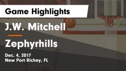 J.W. Mitchell  vs Zephyrhills  Game Highlights - Dec. 4, 2017