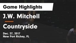 J.W. Mitchell  vs Countryside  Game Highlights - Dec. 27, 2017