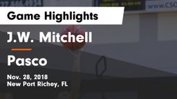 J.W. Mitchell  vs Pasco  Game Highlights - Nov. 28, 2018