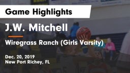 J.W. Mitchell  vs Wiregrass Ranch  (Girls Varsity) Game Highlights - Dec. 20, 2019