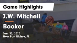 J.W. Mitchell  vs Booker  Game Highlights - Jan. 30, 2020