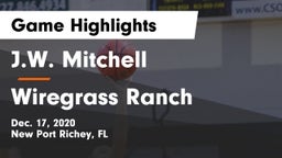 J.W. Mitchell  vs Wiregrass Ranch  Game Highlights - Dec. 17, 2020