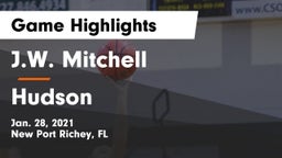 J.W. Mitchell  vs Hudson Game Highlights - Jan. 28, 2021